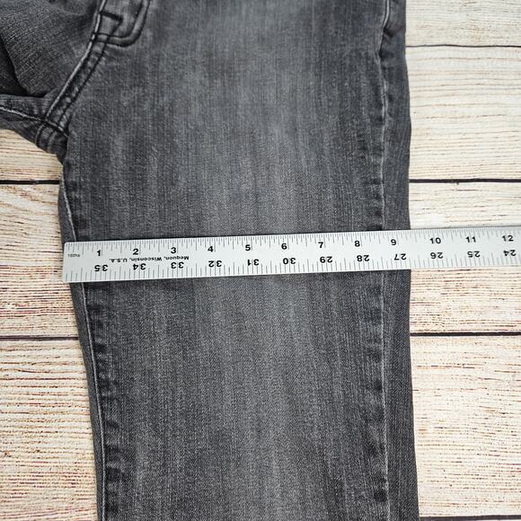 Vintage BDG Jeans Black Size 30x24 Slim Fit Denim 100% Cotton Made In USA - Picture 4 of 8